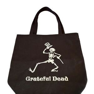 Grateful Dead Black Tote Bag.